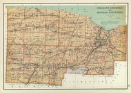 Orleans, Genesee, and Monroe County New York 1895 - Old Map Reprint - Bien Atlas