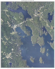 Aerial Photograph of Center Harbor, 2009 - New Hampshire Custom Map