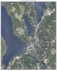 Aerial Photograph of Laconia and Lakeport, 2009 - New Hampshire Custom Map