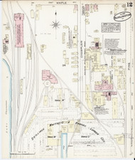 Burlington, VT Fire Insurance 1885 Sheet 12 - Old Town Map Reprint - Chittenden Co.