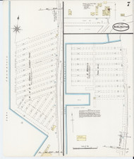 Burlington, VT Fire Insurance 1889 Sheet 7 - Old Town Map Reprint - Chittenden Co.