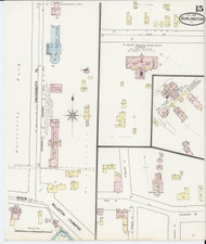 Burlington, VT Fire Insurance 1889 Sheet 15 - Old Town Map Reprint - Chittenden Co.