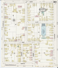 Burlington, VT Fire Insurance 1889 Sheet 20 - Old Town Map Reprint - Chittenden Co.