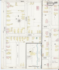 Burlington, VT Fire Insurance 1889 Sheet 22 - Old Town Map Reprint - Chittenden Co.