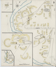 Barre, VT Fire Insurance 1889 Sheet 5 - Old Town Map Reprint