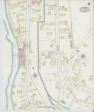 Barre, VT Fire Insurance 1894 Sheet 4 - Old Town Map Reprint