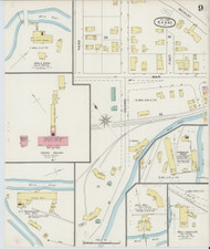 Barre, VT Fire Insurance 1894 Sheet 9 - Old Town Map Reprint
