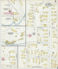 Bellows Falls, VT Fire Insurance 1896 Sheet 3 - Old Town Map Reprint