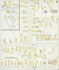 Brattleboro, VT Fire Insurance 1896 Sheet 3 - Old Town Map Reprint