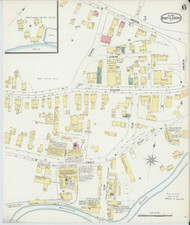 Brattleboro, VT Fire Insurance 1896 Sheet 6 - Old Town Map Reprint