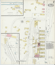 Brattleboro, VT Fire Insurance 1896 Sheet 7 - Old Town Map Reprint