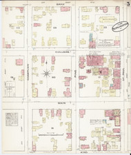 Burlington, VT Fire Insurance 1885 Sheet 5 - Old Town Map Reprint