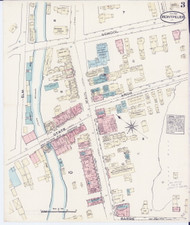 Montpelier, VT Fire Insurance 1884 Sheet 3 - Old Town Map Reprint