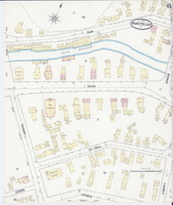 Montpelier, VT Fire Insurance 1889 Sheet 6 - Old Town Map Reprint