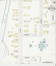Montpelier, VT Fire Insurance 1889 Sheet 9 - Old Town Map Reprint