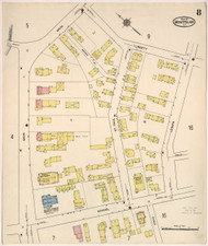 Montpelier, VT Fire Insurance 1915 Sheet 8 - Old Town Map Reprint