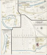 Newport, VT Fire Insurance 1885 Sheet 3 - Old Town Map Reprint