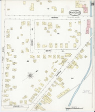 Rutland, VT Fire Insurance 1890 Sheet 13 - Old Town Map Reprint