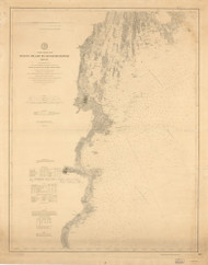 Seguin Island to Kennebunkport 1891 80000 AT Chart 107