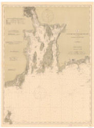 Cuttyhunk to Block Island 1913 80000 AT Chart 113