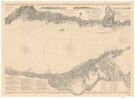 Middle Part of Long Island Sound 1855 80000 AT Chart 115