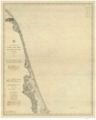 Sandy Hook to Barnegat Inlet 1884 80000 AT Chart 121
