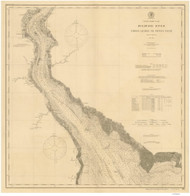 Delaware River Cross Ledge to Penns Neck 1902 80000 AT Chart 125
