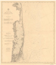 Isle of Wight to Chincoteague Inlet 1890 80000 AT Chart 128