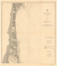 Chincoteage Inlet to Hog Island 1892 80000 AT Chart 129