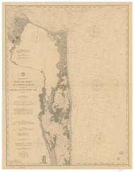 Cape Henry to Curritcuck Beach 1895 80000 AT Chart 137