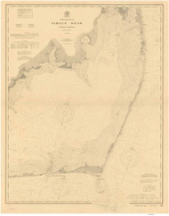 Pamlico Sound Eastern Sheet 1899 80000 AT Chart 142