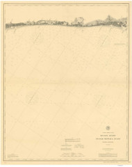 Bogue Inlet to Old Topsail Inlet 1889 80000 AT Chart 148