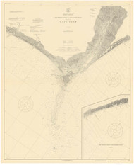 Old Topsail Inlet to Shalotte Inlet 1924 80000 AT Chart 150
