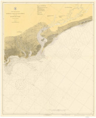 Murrells Inlet to Cape Romain 1919 80000 AT Chart 152