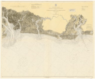 Long Island to Hunting Island 1919 80000 AT Chart 154