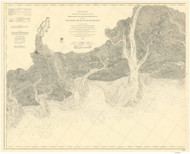 Hunting Island to Ossabaw Island 1873 80000 AT Chart 155