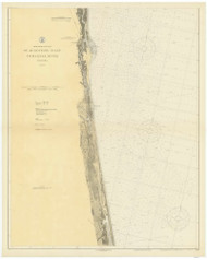 St. Augustine Inlet to Halifax River 1925 80000 AT Chart 159