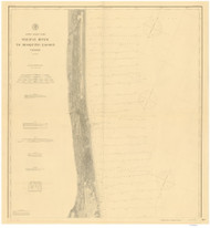 Halifax River to Mosquito Lagoon 1882 80000 AT Chart 160
