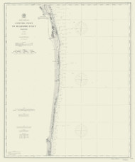 Jupiter Inlet to Hillsboro Inlet 1887 80000 AT Chart 164