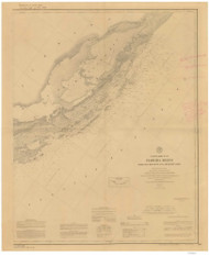 Florida Reefs from Key Biscayne to Carysfort Reef 1888 80000 AT Chart 166
