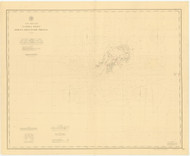 Florida Reefs from Rebecca Shoal to Dry Tortugas 1897 80000 AT Chart 171