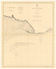 Caillou Bay and Ship Shoal 1897 80000 AT Chart 198