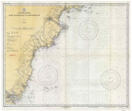 Cape Elizabeth to Portsmouth 1933 80000 AT Chart 1205