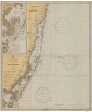 Sea Girt to Little Egg Inlet 1933 80000 AT Chart 1216