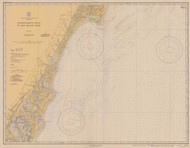 Chincoteague Inlet to Hog Island Inlet 1937 80000 AT Chart 1221