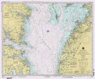 Chesapeake Bay Wolf Trap to Smith Point 1993 80000 AT Chart 1223