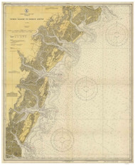 Tybee Island to Doboy Sound 1928 80000 AT Chart 1241