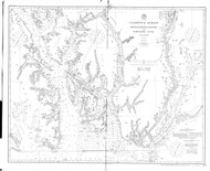 Revillagigedo Channel and Portland Canal 1899 Nautical Chart 200,000 Scale  Alaska Chart 8100