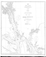 Lynn Canal and Stephens Passage 1906 Nautical Chart 200,000 Scale  Alaska Chart 8300