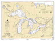 Great Lakes 2009 - Old Map Reprint Nautical Chart LS0